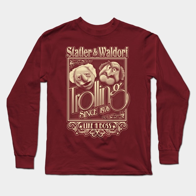 The Grandfathers Of Trolling Long Sleeve T-Shirt by HELLJESTER